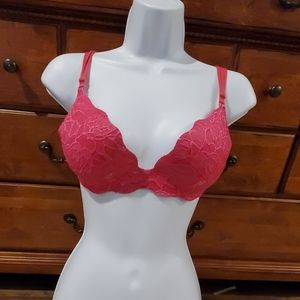 Victoria's secret pink lace bra